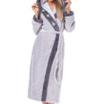 Moteriškas ilgas chalatas L&L 9145 Hft S-2XL