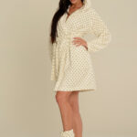 Szlafrok De Lafense 546 Melanie S-2XL damski