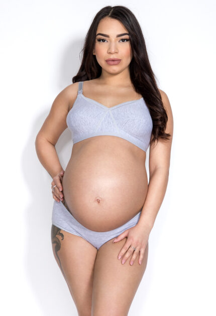 Biustonosz soft Mitex bez fiszbin Mama Basic Milky K