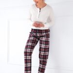 Piżama Sensis Mollie Interlock/Flanela dł/r S-XL