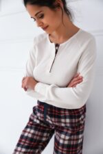 Piżama Sensis Mollie Interlock/Flanela dł/r S-XL - Image 4