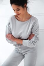 Piżama Sensis Silver Dres Homewear dł/r Angora Soft M-XL - Image 4