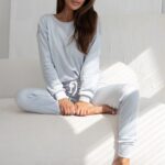 Piżama Sensis Silver Dres Homewear dł/r Angora Soft M-XL