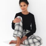 Pižama Sensis Blanche ilgos rankovės S-XL