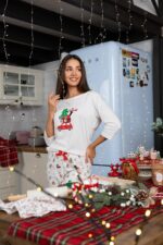 Piżama Sensis Lillian 3/4 Christmas S-XL - Image 6