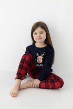 Piżama Sensis Lucy Kids Girl dł/r Christmas 134-152 - Image 4