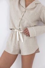 Piżama Sensis Allison dł/r M-XL rozpinana - Image 3
