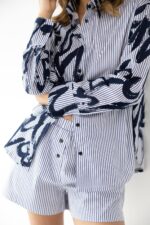 Piżama Sensis Hallie kr/r S-XL rozpinana - Image 4