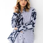 Piżama Sensis Hallie kr/r S-XL rozpinana