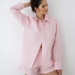 Pižama Sensis Bellina ilgomis rankovėmis S-XL, užsegama