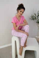 Pižama Sensis Nevaeh trumpomis rankovėmis S–XL - Image 5
