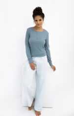 Pižama Sensis Janelle ilgomis rankovėmis S–XL - Image 3
