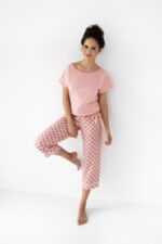 Pižama Sensis Lydia trumpomis rankovėmis S–XL - Image 2