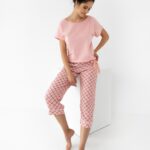Pižama Sensis Lydia trumpomis rankovėmis S–XL