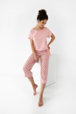 Pižama Sensis Lydia trumpomis rankovėmis S–XL