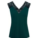 Pižamos marškinėliai Mefemi Mix&Match Margot nėriniuoti S-2XL