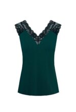 Pižamos marškinėliai Mefemi Mix&Match Margot nėriniuoti S-2XL