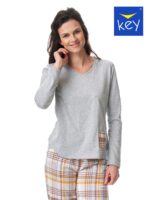 Pižama Key LNS 458 B23 Flanela S-XL moteriška - Image 4