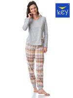 Pižama Key LNS 458 B23 Flanela S-XL moteriška