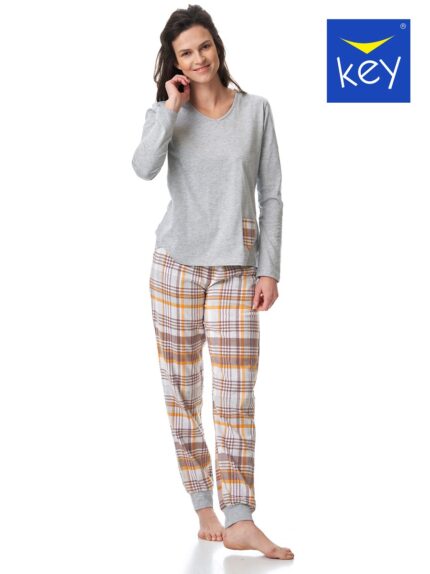 Pižama Key LNS 458 B23 Flanela S-XL moteriška