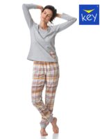 Pižama Key LNS 458 B23 Flanela S-XL moteriška - Image 5