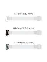 Julimex RT 04 silikoninės petnešėlės su metaliniu kabliuku 10 mm - Image 2