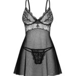 Komplektas Obsessive Perisia babydoll naktinukai XS-2XL