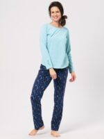 Pižama Key LNS 535 B24 ilgomis rankovėmis S-XL moteriška - Image 2