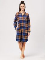 Naktinukai Key LND 481 B24 Flanela ilgomis rankovėmis S-XL rozinana