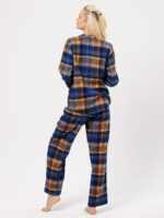 Pižama Key LNS 481 B24 Flanela ilgomis rankovėmis 2XL-3XL sagstoma moteriška - Image 3