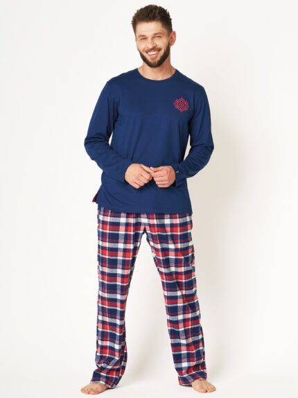 Pižama Key MNS 613 B24 Flanela M-2XL vyriška