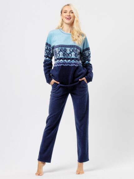 Pižama Key LHS 893 B24 ilgomis rankovėmis S-XL moteriška