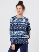 Pižama Key LHS 894 B24 ilgomis rankovėmis S-XL moteriška - Image 4