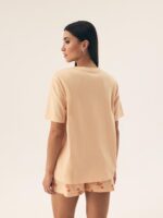 Pižama Henderson Ladies 42684 Naranja trumpomis rankovėmis S-2XL - Image 11