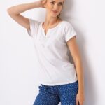 Pižama Key LNS 623 A25 trumpomis rankovėmis S-XL