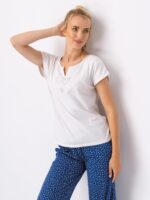 Pižama Key LNS 623 A25 trumpomis rankovėmis S-XL
