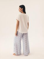 Pižama Henderson Ladies 42730 Nubes trumpomis rankovėmis S-XL - Image 5