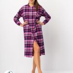 Naktinukai Key LND 490 B25 ilgomis rankovėmis S-XL sagstoma moteriška