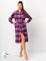 Naktinukai Key LND 490 B25 ilgomis rankovėmis S-XL sagstoma moteriška