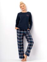 Pižama Key LNS 432 B25 ilgomis rankovėmis S-XL moteriška