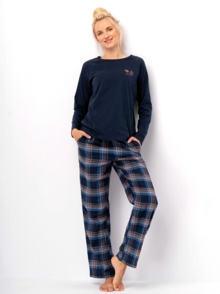 Pižama Key LNS 432 B25 ilgomis rankovėmis S-XL moteriška