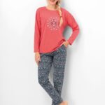 Pižama Key LNS 703 B25 ilgomis rankovėmis S-XL moteriška