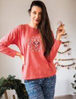 Pižama Key LNS 703 B25 ilgomis rankovėmis S-XL moteriška - Image 3