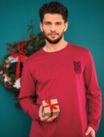 Pižama Key MNS 471 B25 ilgomis rankovėmis M-2XL vyriška - Image 3