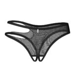 Stringai Obsessive Saturis atviru tarpkoju S-3XL