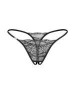 Stringai Obsessive Bianca atviru tarpkoju 2 vnt. pakuotė S-3XL - Image 6