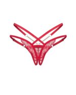 Stringai Obsessive Matildea atviru tarpkoju S-3XL