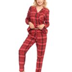 Pižama Moraj PDD6600-002 ilgomis rankovėmis S-XL sagstoma