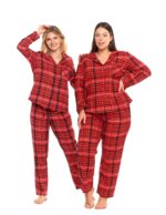 Pižama Moraj PDD7200-002 ilgomis rankovėmis 2XL-3XL sagstoma - Image 2