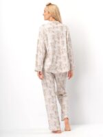 Pižama Key LNS 567 B25 ilgomis rankovėmis 2XL-4XL sagstoma moteriška - Image 2